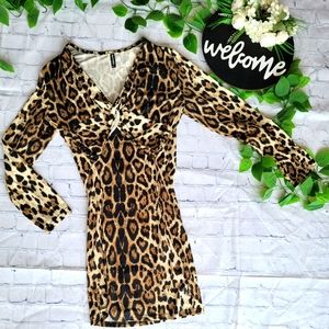 🐆 TIGHT ANIMAL PRINT DRESS 🐆